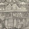 Maurice Sendak's drawing 'In Grandpa's House' used photographs of Jewish synagogues in Poland as source material. It is on display at the Jewish Museum December 2—January 29.